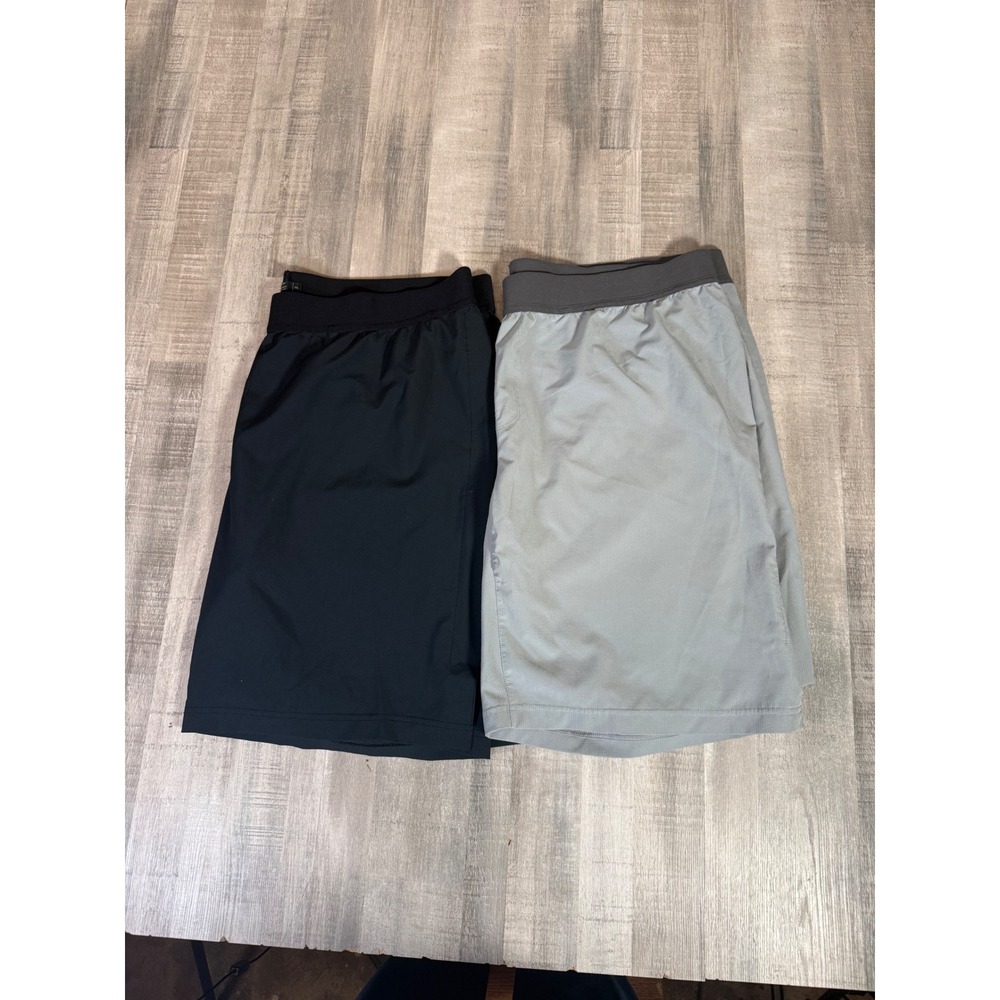 Lot of 2 Pearl Izumi Mens XXL Black Mountain Biking Shorts Athletic Cycling